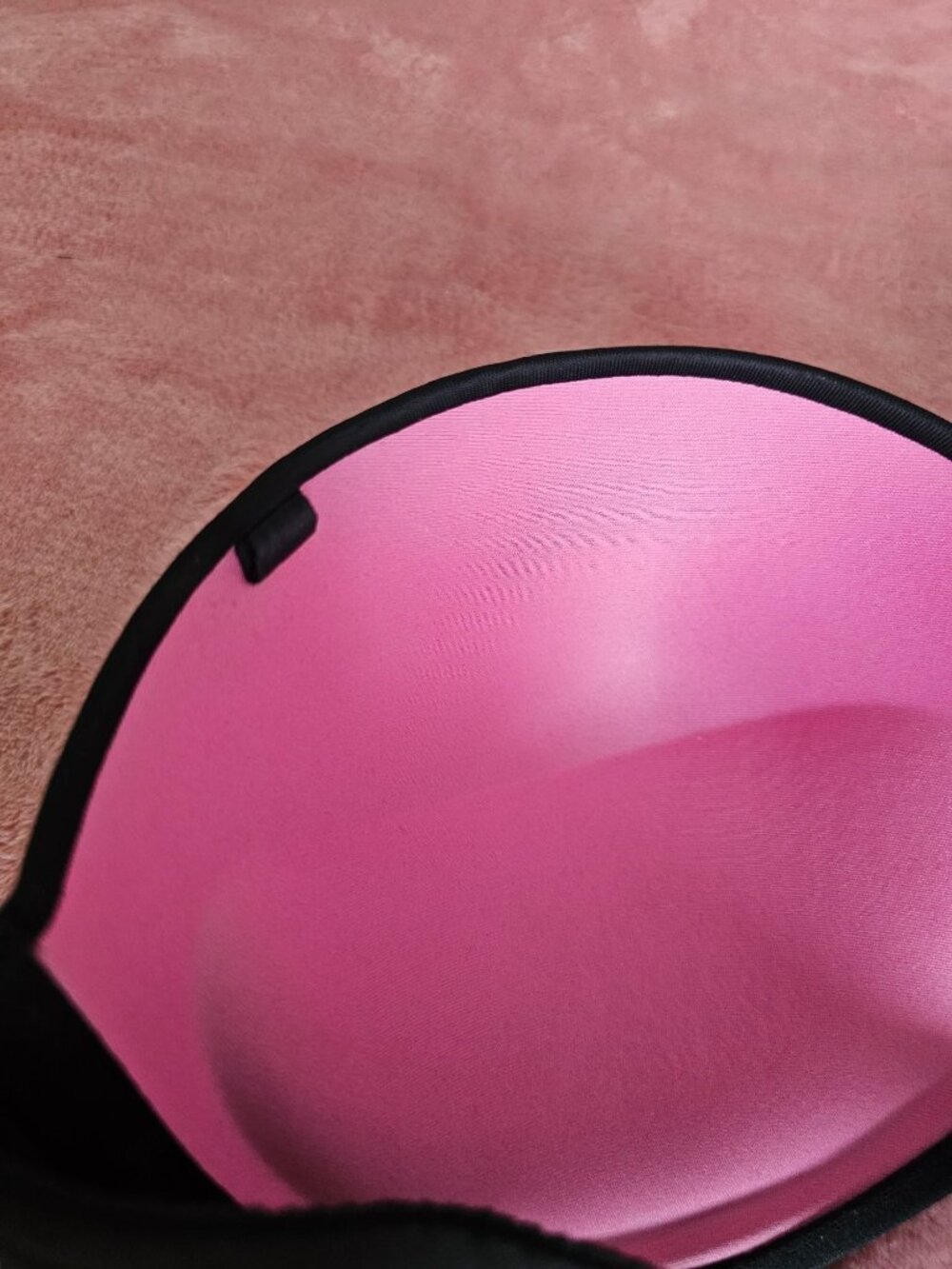 VICTORIA'S SECRET PINK black push-up bra 34DD PRE OWNED - Picture 8 of 11